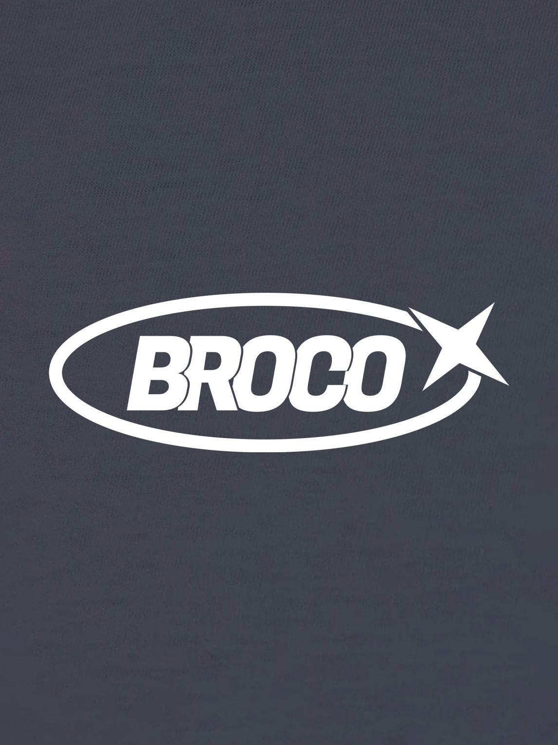 Kadın Oversize Lacivert Basic Broco Crop T-shirt