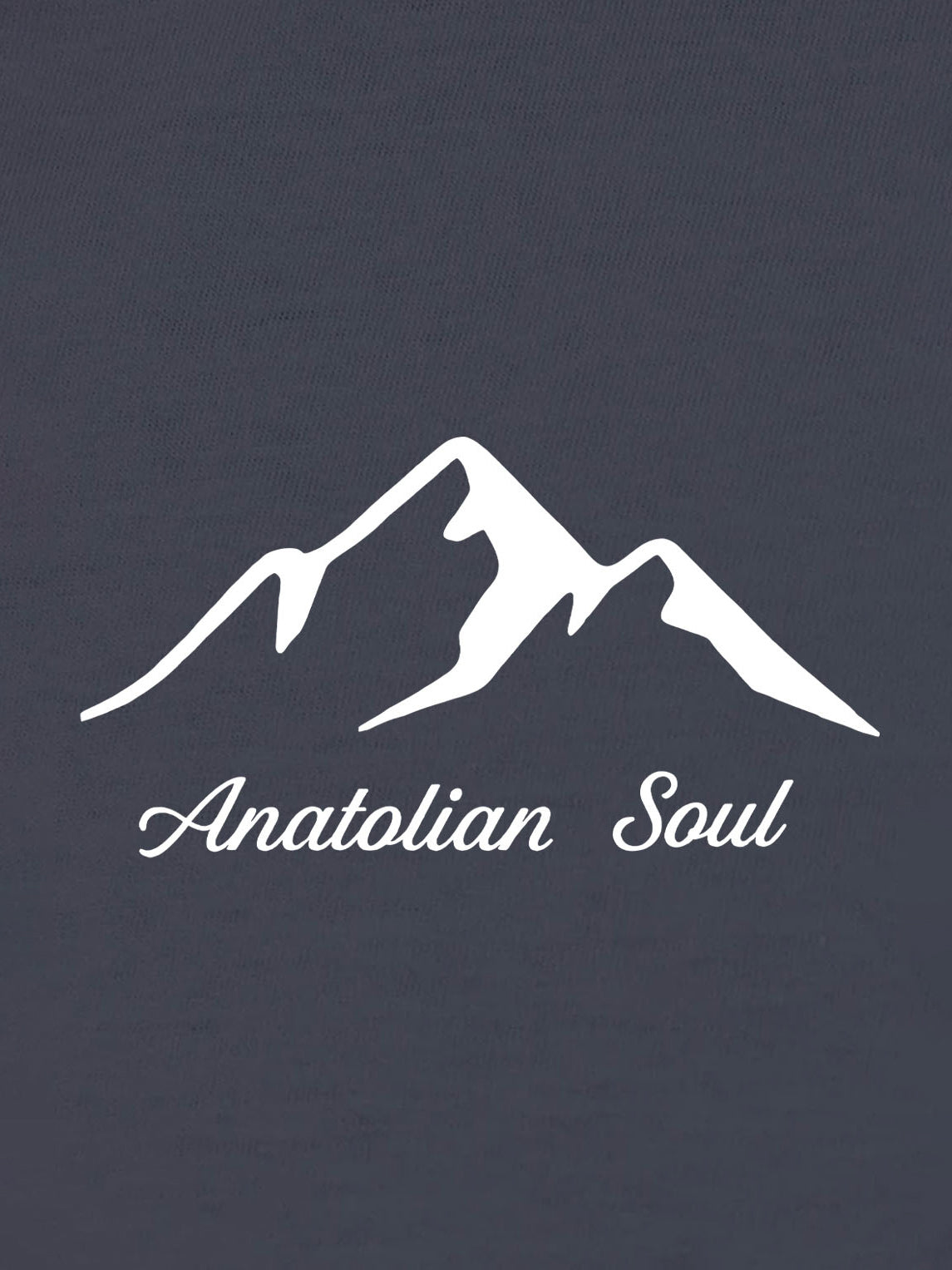Kadın Oversize Lacivert Anatolian Soul Crop T-shirt