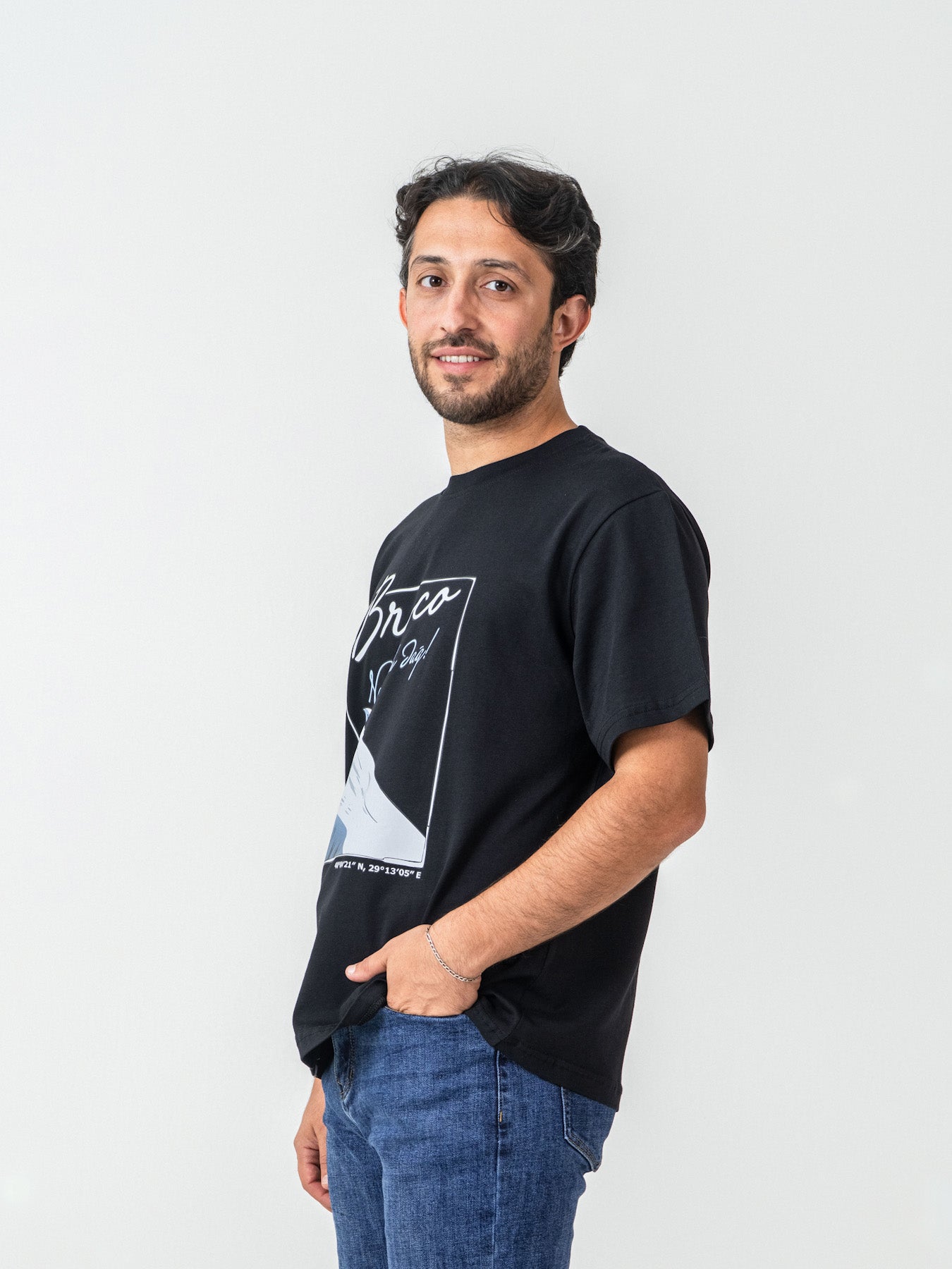 Unisex Oversize Siyah Uludağ T-shirt