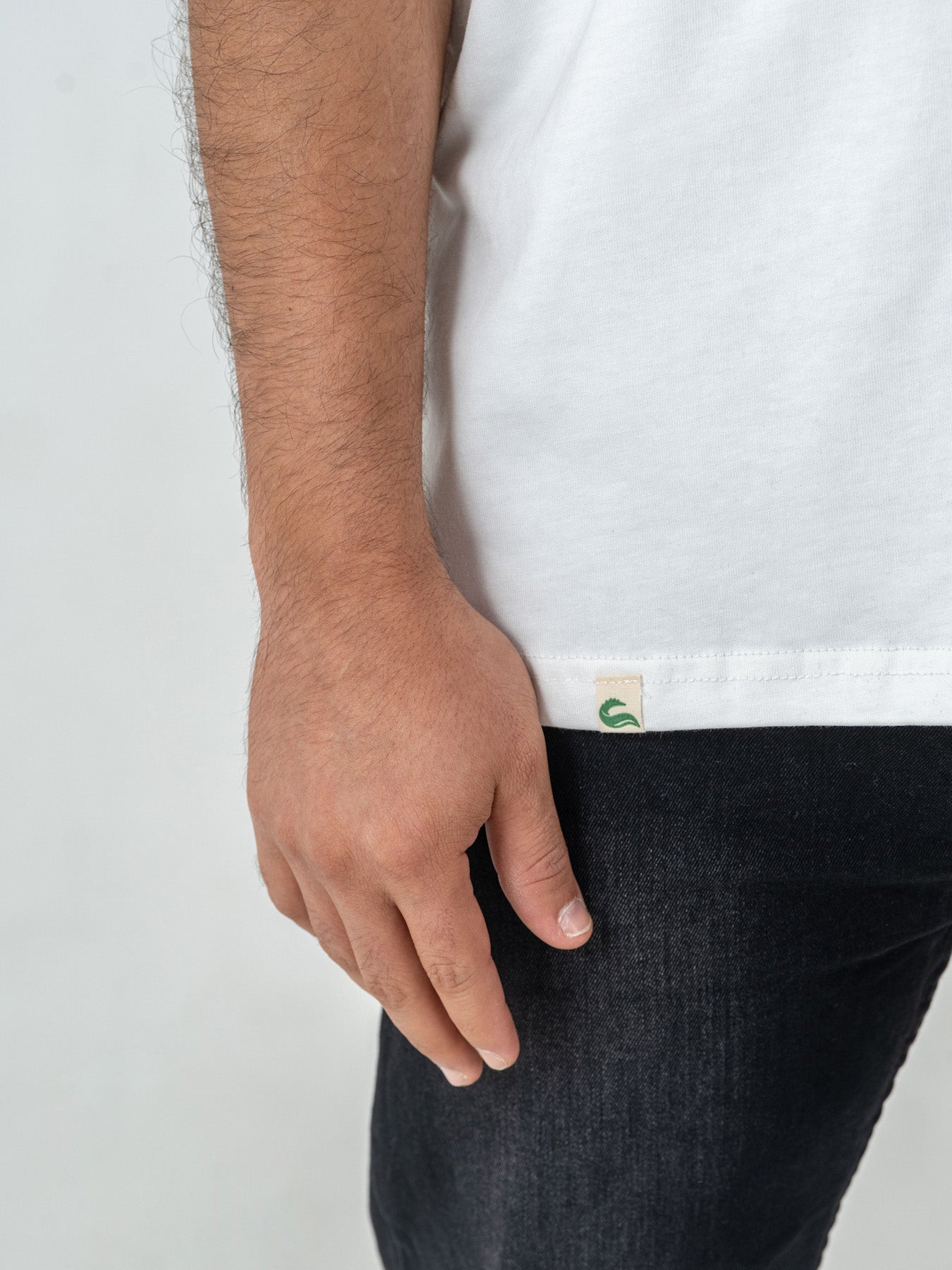 Unisex Basic Beyaz Oversize T-shirt